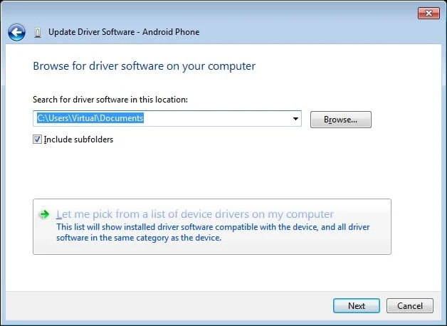 Browse drivers