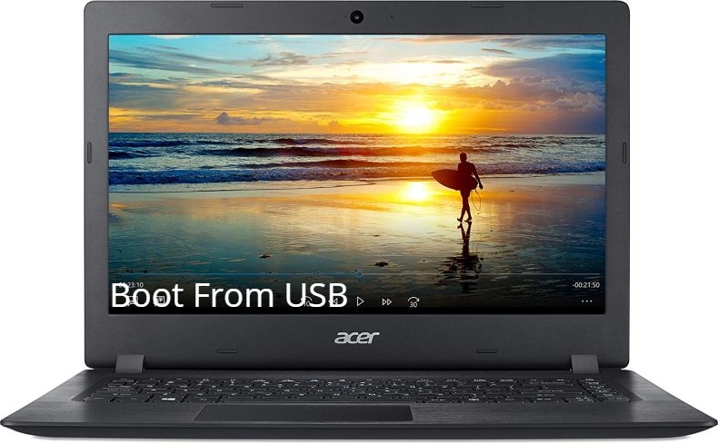 Acer Aspire One boot from USB