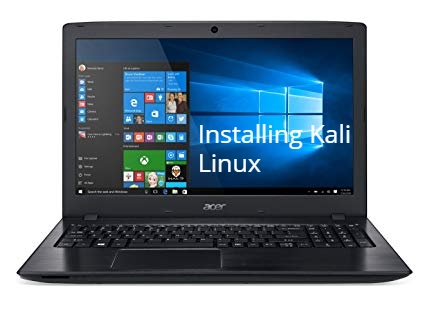 Install Kali Linux on Acer Aspire E15