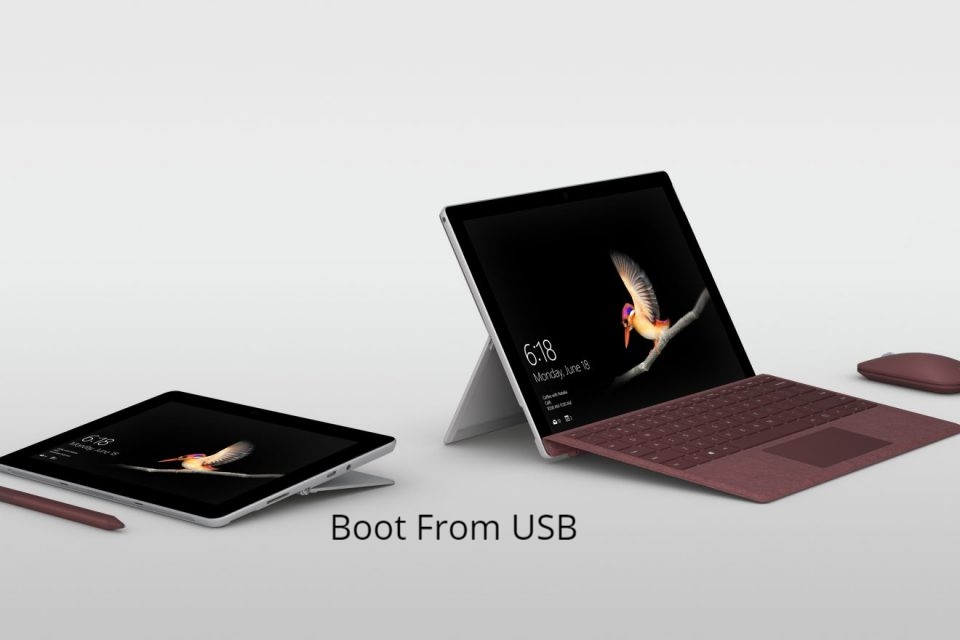 Microsoft Surface Go Boot from USB