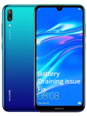 Huawei Y7 Pro battery draining