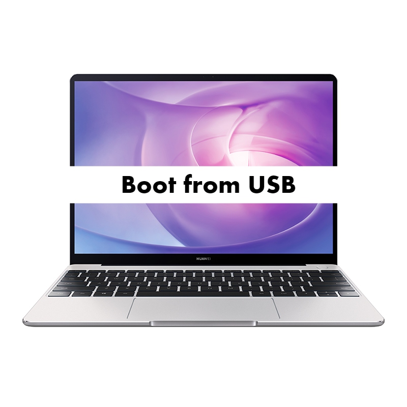 Huawei Matebook 13 boot from usb