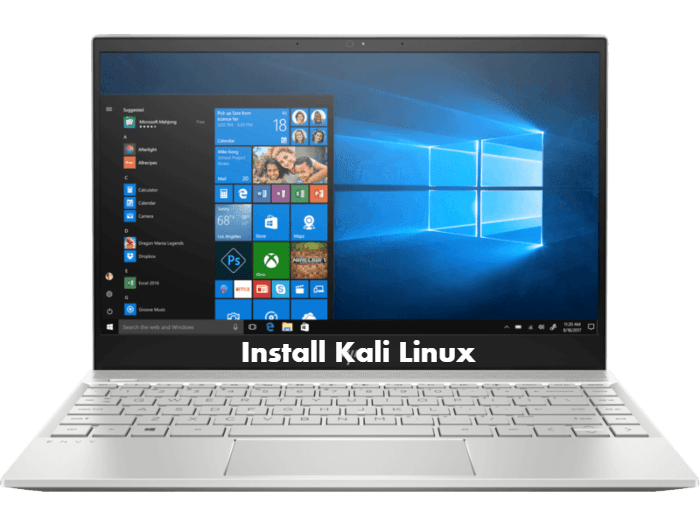 Install Kali Linux on HP Envy 13-ah0044TX
