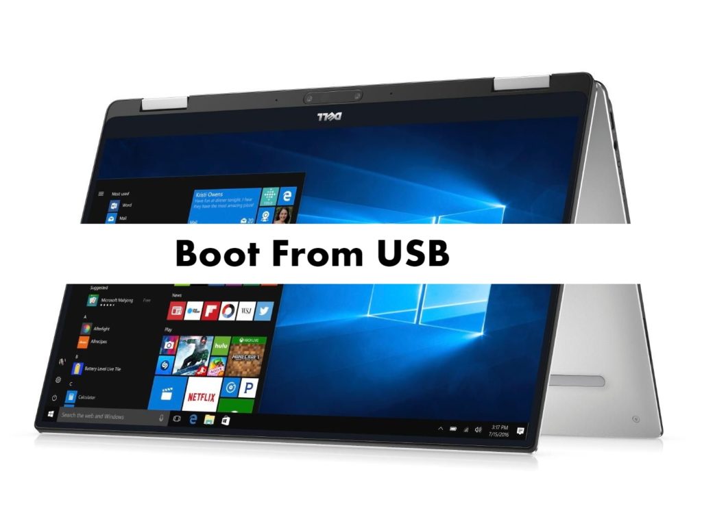 Dell XPS 13 9365 Boot from USB