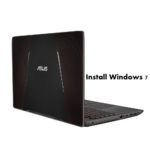 How to install Windows 7 on Asus FX553 from USB