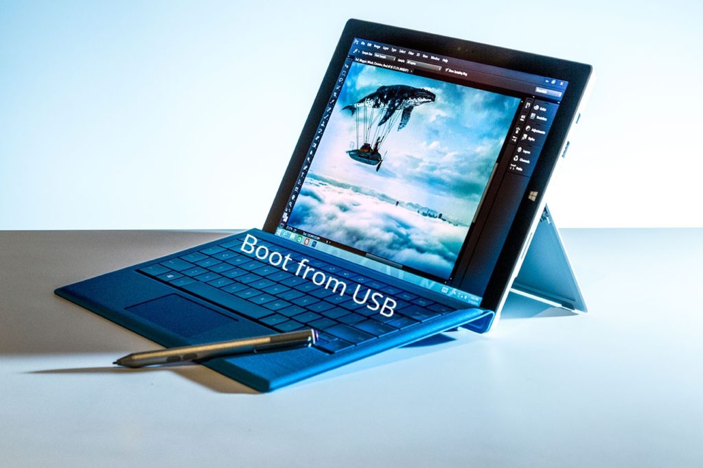 Microsoft Surface Pro 3 Boot From USB
