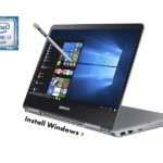 How to install Windows 7 on Samsung Notebook 9 Pro from USB