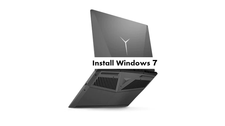 Install Windows 7 on Lenovo Legion Y7000