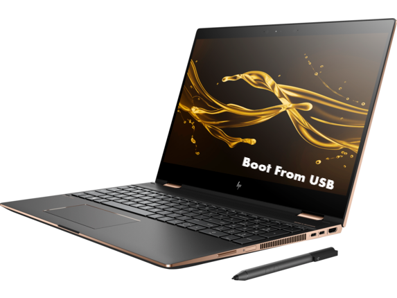 HP Spectre x360 Boot From USB