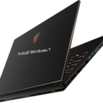 How to install Windows 7 on MSI GS65 Stealth from USB