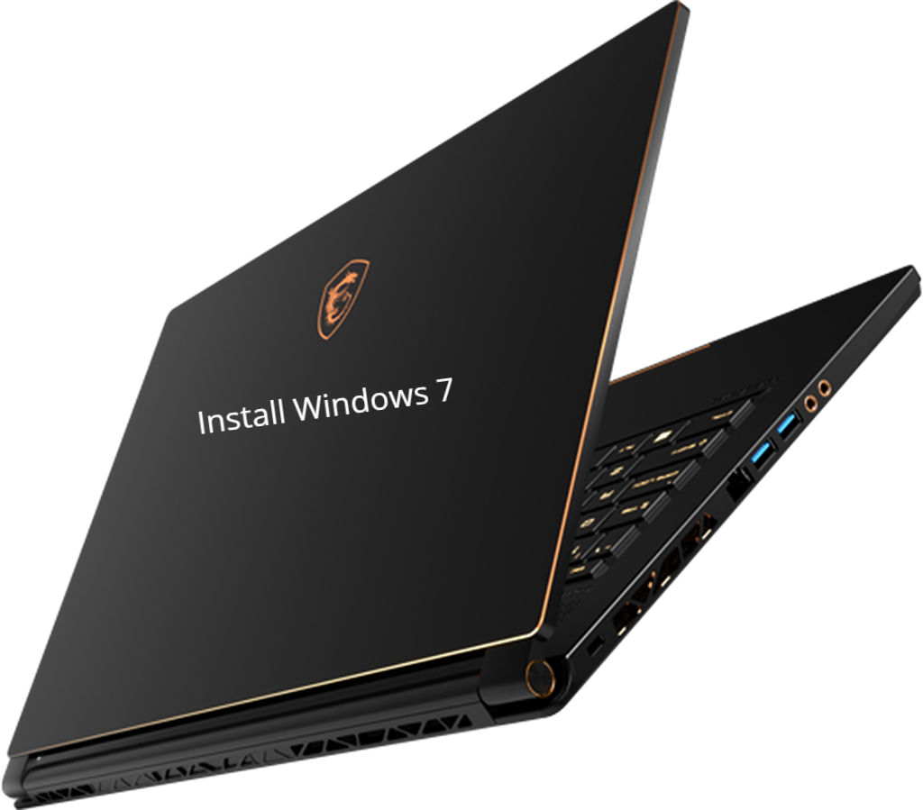 Install Windows 7 on MSI GS 65 Stealth