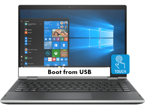HP Pavilion x360 Boot from USB