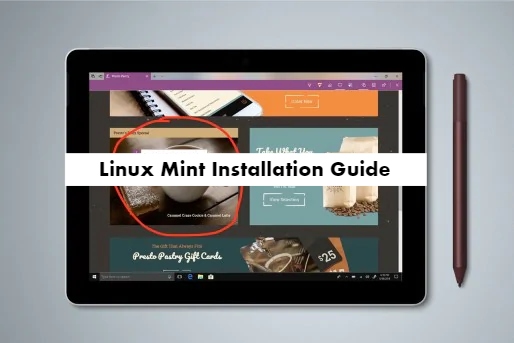 Microsoft Surface Go Linux Mint