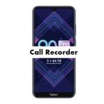 Honor 8A Pro Call Recorder for recording calls automatically