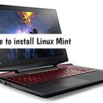 How to install Linux Mint on Lenovo Legion Y720 from USB