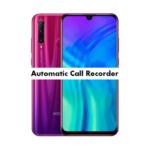 Honor 20 Lite Call Recorder for recording calls automatically