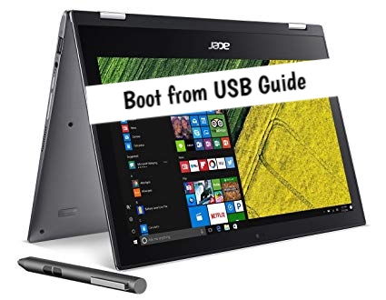 Acer Spin 1 Boot from USB