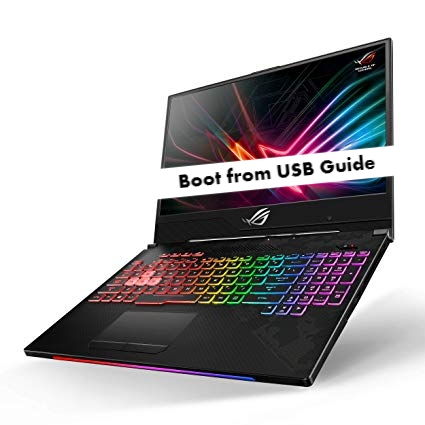 asus rog strix scar ii boot from USB