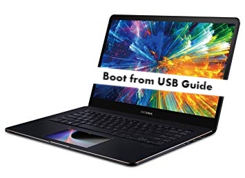 Asus ZenBook Pro 15 Boot from USB
