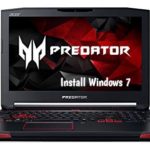 How to install Windows 7 on Acer Predator 15 from USB