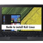How to install Kali Linux on Acer Switch 3 from USB