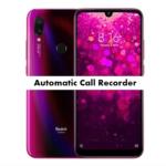 Xiaomi Redmi Y3 Call Recorder for recording calls automatically