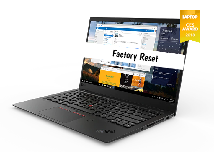 How to Factory Reset Lenovo ThinkPad X1 Carbon - infofuge