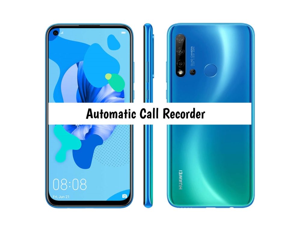 Huawei Nova 5i Call Recorder