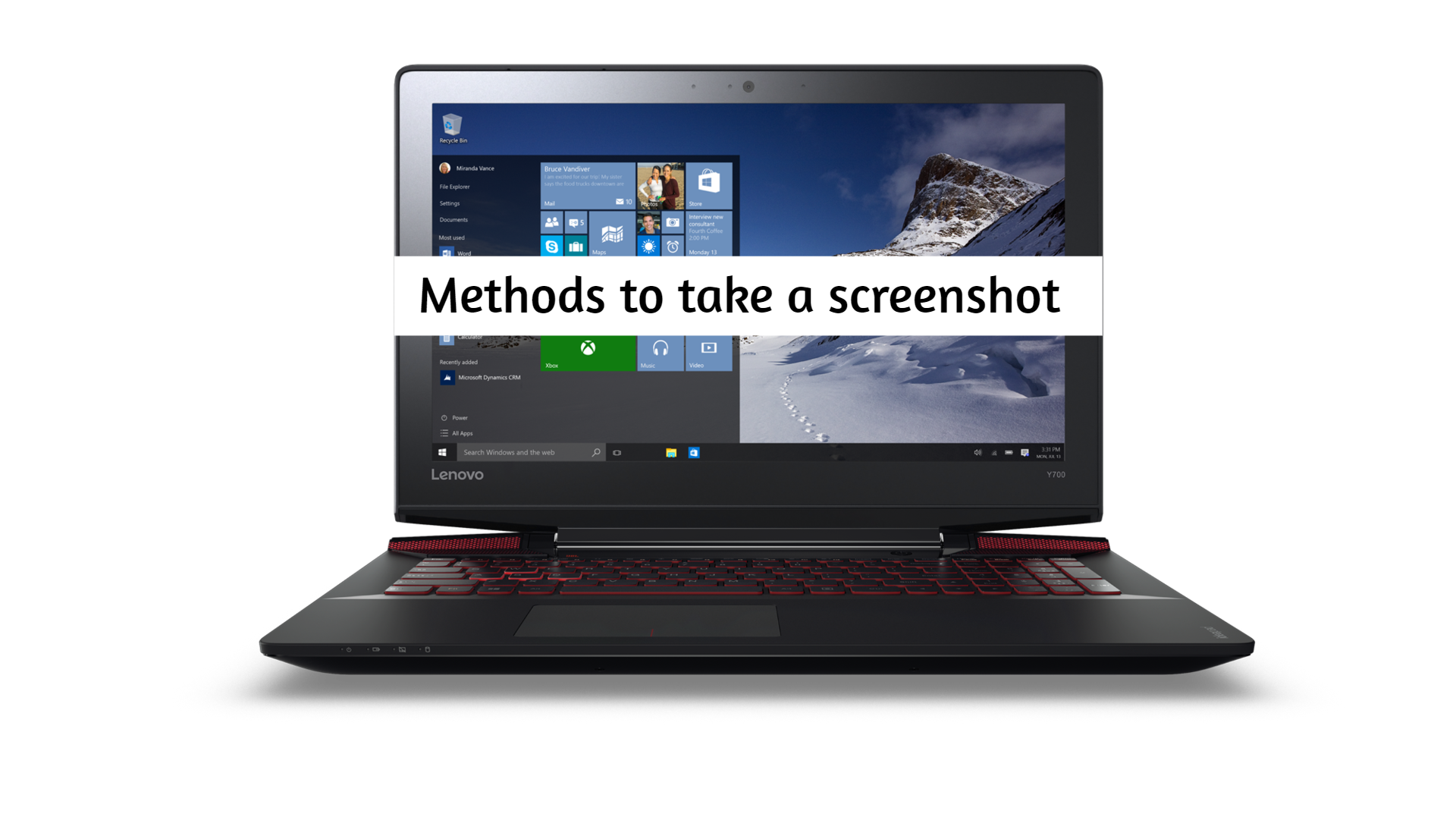 How to take a screenshot on Lenovo Ideapad Y700? - infofuge