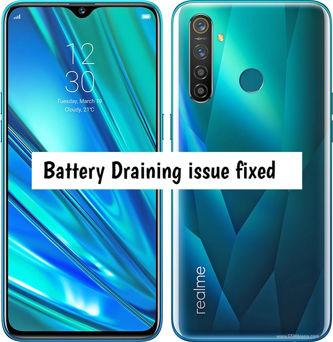 Realme 5 Pro battery draining issue