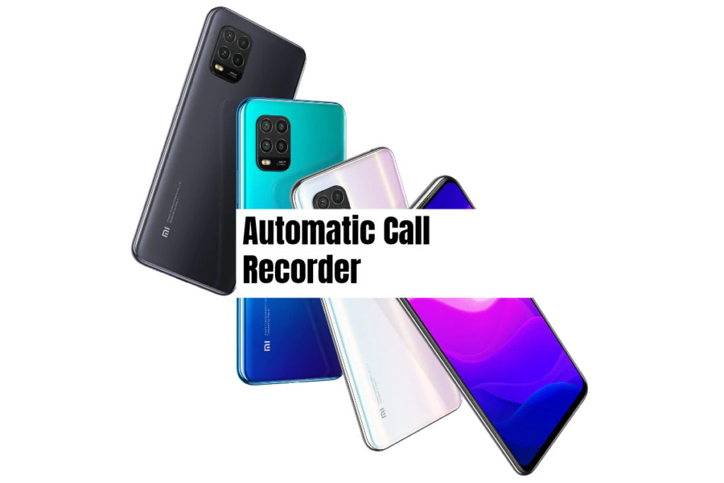 Xiaomi Mi 10 Lite Call Recorder